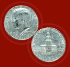 1776-1976-D Kennedy Bicentennial 1/2 Dollar,Very nice, very fine