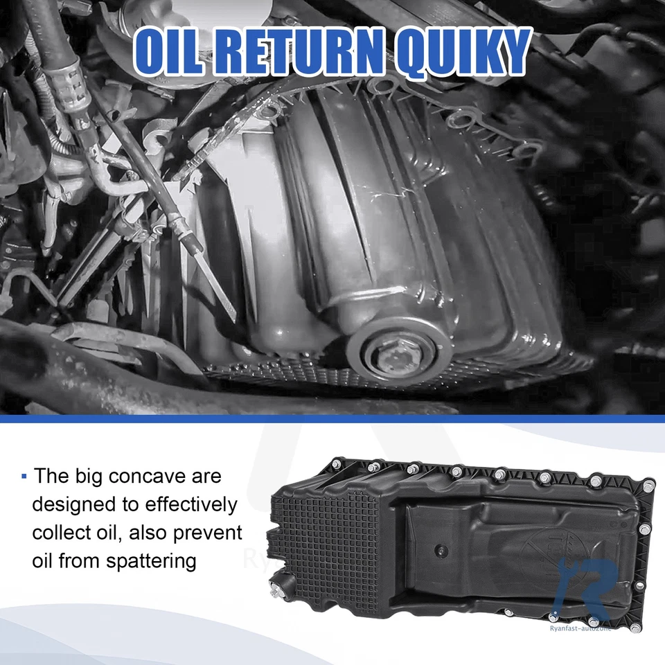 NUEVO cárter de aceite de motor apto para Dodge Durango + Jeep Grand Cherokee 2011-2018 V8 5,7 L Foto 3 de 4