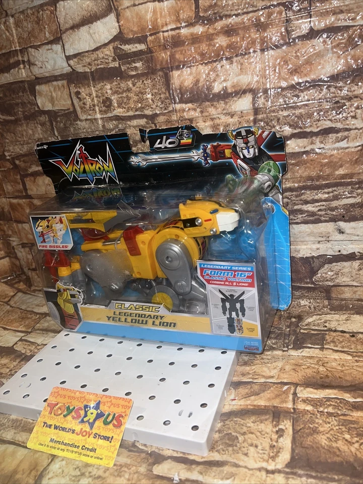 Figura 40 Aniversario Juguetes Playmates Playmates Serie Legendaria Voltron LEÓN AMARILLO NUEVO Foto 2 de 4