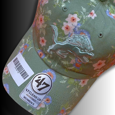 Women's '47 Detroit Lions Meadow Garden Clean Up Adjustable Green Hat