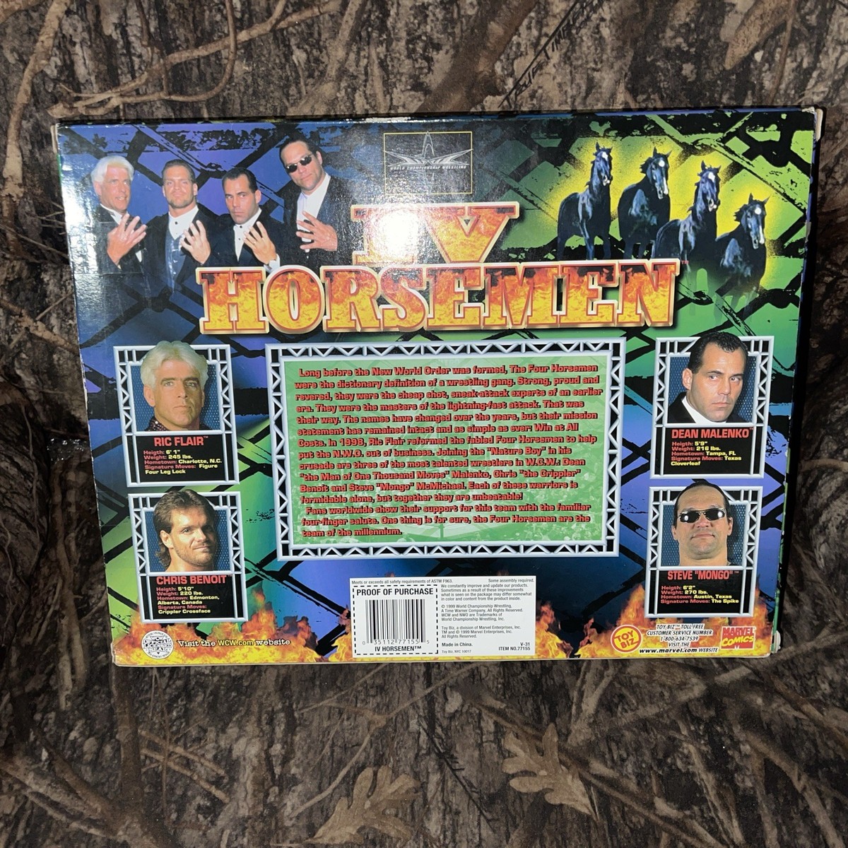 【WCW】Ⅳ　HORSEMEN　フィギュア 1999 WCW Toy Biz IV Horsemen: Ric Flair, Chris Benoit, Dean