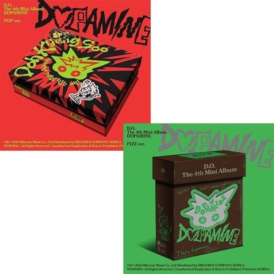 D.O. DOH KYUNG SOO [DOPAMINE] 4th Mini Album CD+Foto Buch+4 Karte+Poster+GIFT