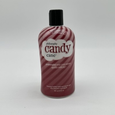 Philosophy CANDY CANE Shower Gel Shampoo Bubble Bath 16 Oz New