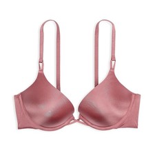 Victoria's Secret Bombshell Add-2-Cups Push-Up Bra 36D Vintage Rose NEW
