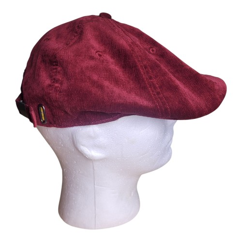 Gorra plana de pana original Penguin para hombre granate golf sombrero de periodista mediano/grande - Imagen 4 de 10
