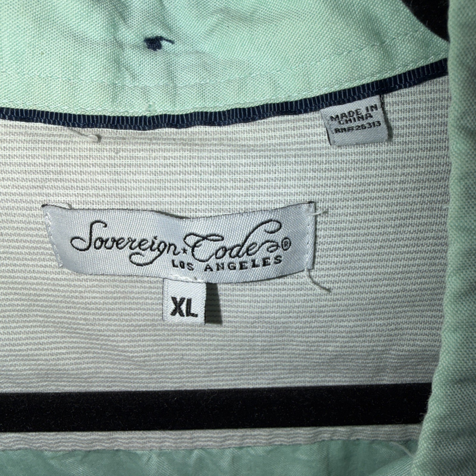 Sovereign Code Pineapple Graphic Button Down Shor… - image 2