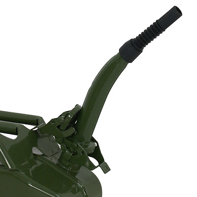 8-Pack 20L Steel Jerry Cans – 5 Gallon Military Green Gasoline Storage Tanks