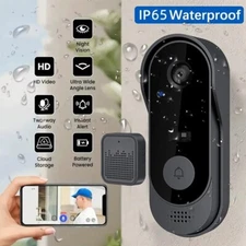 Wireless Security Smart WiFi Doorbell Intercom Video Camera Door Ring Bell Chime