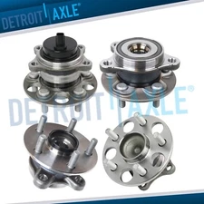 Front and Rear Wheel Bearing and Hubs for 2019 - 2022 Toyota Prius Prime Corolla
