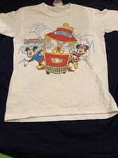 Vintage Toontown Shirt Mickeys Toon town Size Kid SMALL 6-8 6 7 8 Minnie Mickey