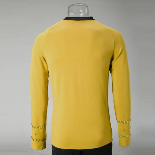 Cosplay TOS Captain Kirk Gold Shirts Spock Blue Uniforms Red Starfleet Tops Mens - 第 15/50 張圖片