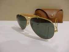 Vintage Bausch  Lomb Ray Ban 6214 Aviator Sunglasses in Original Case.