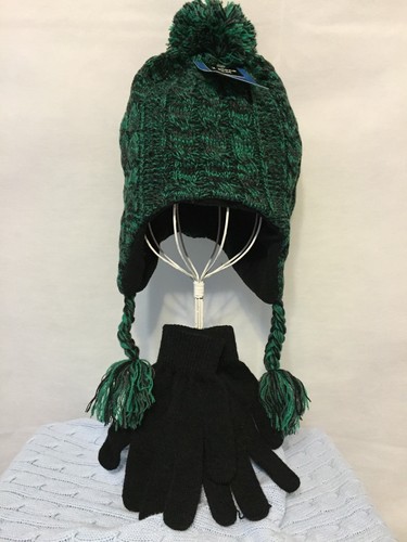 New/Tags Boy's Size 4-8 (small) Berkshire Fashions Peruvian Knit Beanie/Gloves - 第 1/11 張圖片
