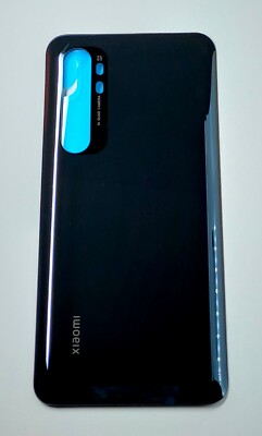 Vitre Arrière (Cache Batterie) Neuf Pour XIAOMI Mi Note 10 Lite - Noir - Remplacement écran Dos