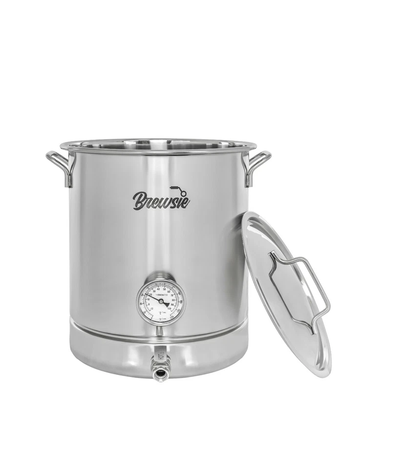 CONCORD BREWSIE Stainless Steel Home Brew Kettle w/ Dual Filtration Set - Image 4 of 4