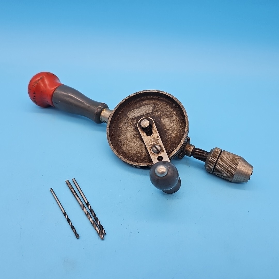 Stanley Handyman Hand Drill, HY-LO DRIVE No. HI220 MADE IN USA GUC