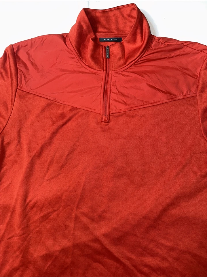 Preowned- Perry Ellis 1/2 Zip Pullover Performance Sweater Mens (Size XL) - Image 3 of 4