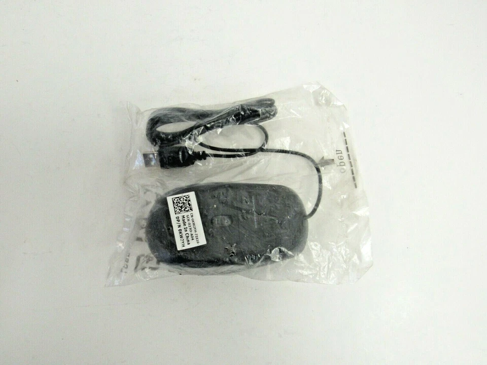 Dell Lot of 15 9RRC7 Black USB Scrolling Optical Mouse Factory Sealed 57-4 - Image 2 of 3