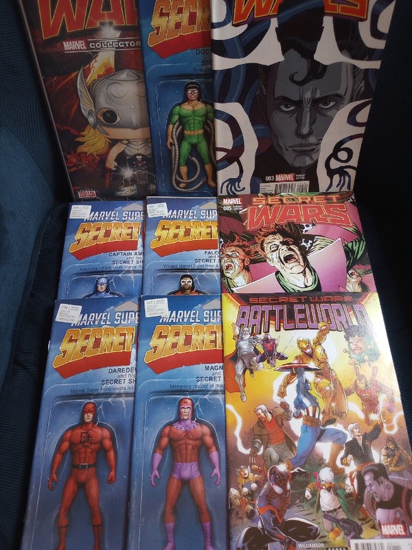 SECRET WARS 9 BOOK LOT (2015) NM or Better Variants + Incentive