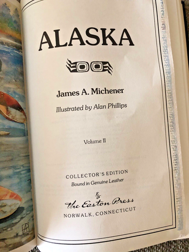 Alaska Volume II ONLY by James A. Michener HC Easton Press 1992 - Picture 3 of 7