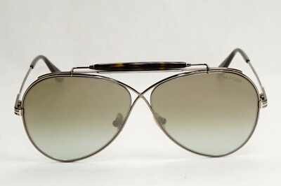 Tom Ford TF818 08G Holden Aviator Sunglasses Gunmetal Brown Gradient Mirror 60mm TOM FORD TF818 08G HOLDEN AVIATOR SUNGLASSES GUNMETAL BROWN  main image 4