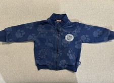 Felpa Bimbo Original Marines 12M Blu Con Stampe