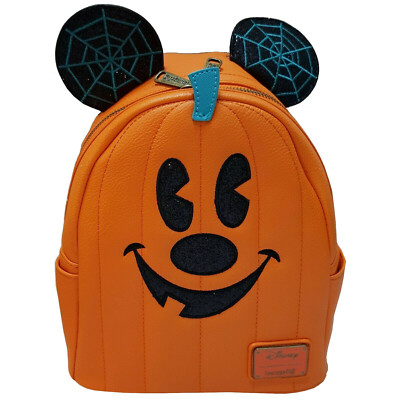 Loungefly Disney Pumpkin Mickey Mouse Bag Mini Backpack Halloween Cosplay  Store