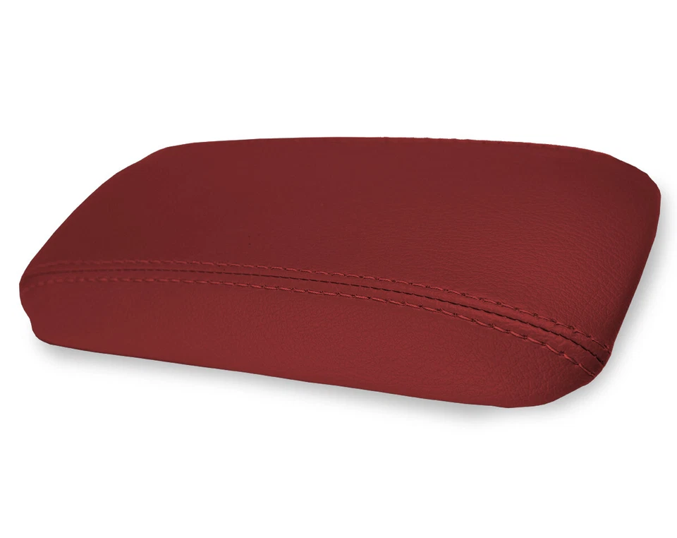 Se adapta a Mazda MX3 1992-1998 PVC Cuero Consola Tapa Pull Over Cubierta Roja Foto 3 de 4