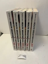 Bottom Line's Health Breakthroughs 2013,2014,2015,2016 & 2017 lot of 5 Books