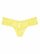 CLEARANCE - Cosabella Never Say Never Cutie LR Thong in Citron - O/S