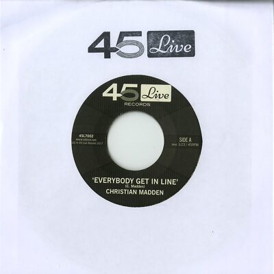 Christian Madden / EVERYBODY GET IN LINE / EATING IT ALL (7 INCH) / 45 Live / 4