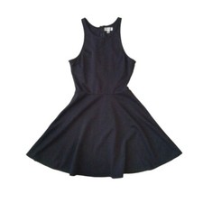 Olsenboye Black Sleeveless Fit & Flare Mini Halter Neck Dress Juniors Size 5