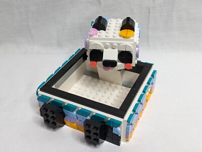 Partial Set - LEGO DOTS Cute Panda Tray 41959 - Mostly Complete