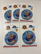 New Lot Of 5 Looney Tunes Taz 18” Milar Happy Birthday Balloon WB Vintage 90’s