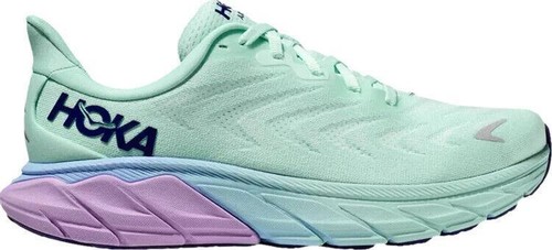 Hoka One One Arahi 6 Textile Ocean Mist Lime Glow Sneakers  display picture 3