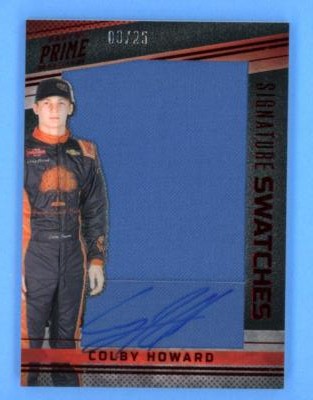 Colby Howard Auto 8/25 2023 Panini Prime Signature Swatches Red #18 101649
