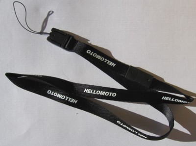 Motorola HELLOMOTO Handyband Lanyard NEU (A65v)