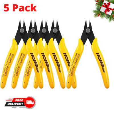 5Pcs 170 Shear Cutter Micro Wire Cutter Small Side Cutting Clippers Carbon Steel