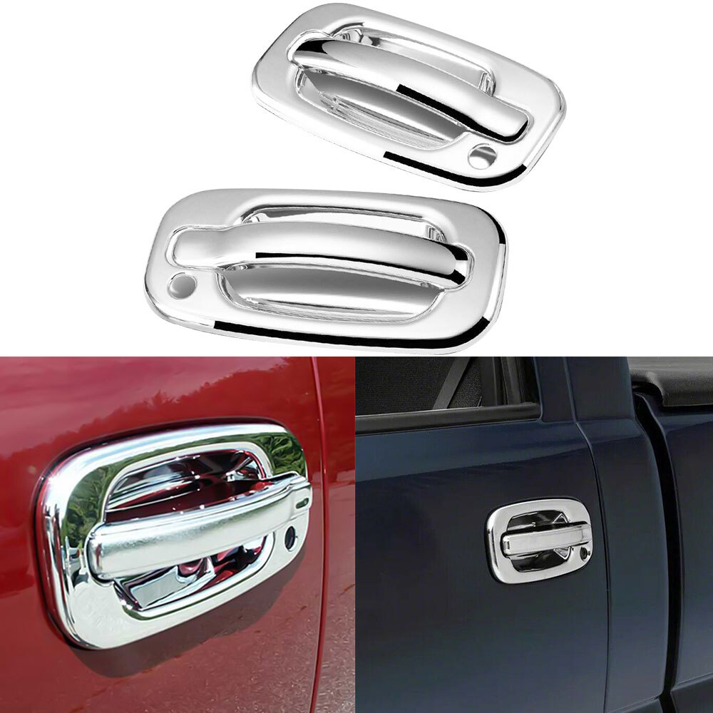 Poignée De Porte Set 4X Chrome Exterior Door Handle For Chevy Tahoe GMC Yukon Sierra Denali 07-13 The Doors Matrix - Foto 8