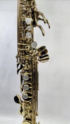 Yamaha YSS-62 Soprano Saxophone Sax Purple Logo Maintained Vintage