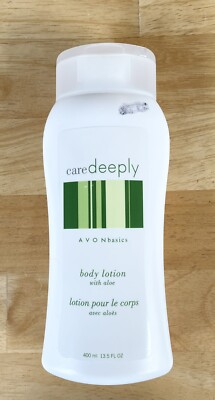 NEW AVON Care Deeply w/ Aloe Body Lotion 13.5 oz