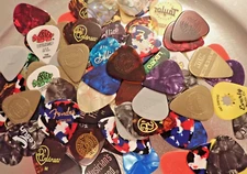 Guitar Picks Mixed Lot Name Brands -  6 Pc Variety Pack (Thin, Med, & Heavy)