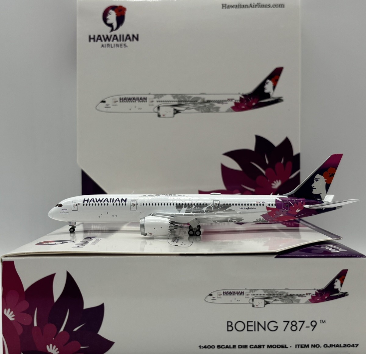 Hawaiian Airlines B787-9 Reg:N780HA GeminiJets GJHAL2047 1
