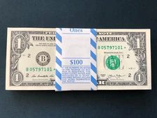 (1) 2013 B "DUPLICATE" RARE UNCIRCULATED STAR NOTE  (ONE DOLLAR) SEE DESCRIPTION