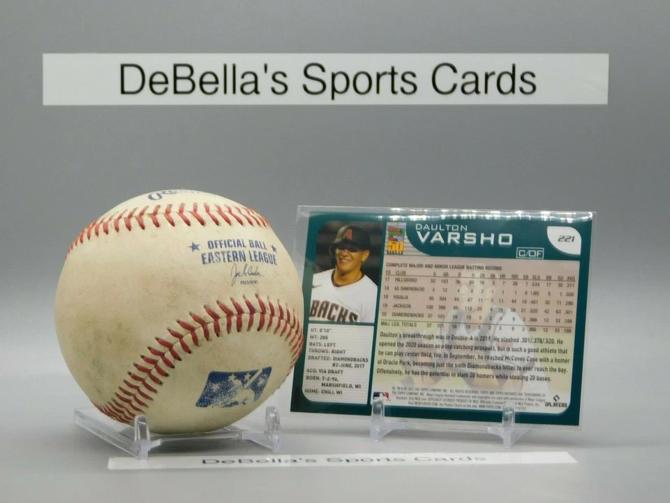 2021 TOPPS ARCHIVES #221 Daulton Varsho - Arizona Diamondbacks RC - Image 2 of 2