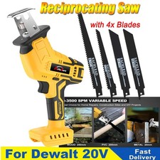 Cordless Reciprocating Saw for Dewalt 20V Battery Brushless Power Recipro Tool