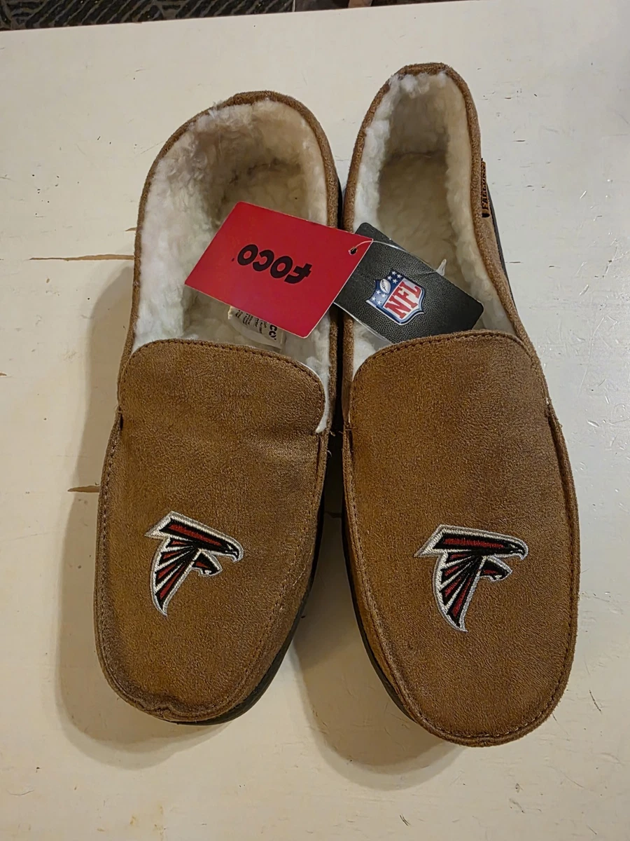 Pantofole FOCO Atlanta Falcons – Mocassini Con Logo Ricamato, Suola Rigida, Uomo - copertina