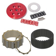 Clutch Friction Plate&Clutch Spring Plate Kit for Harley Twin Cam FLTR FLHR FXDL