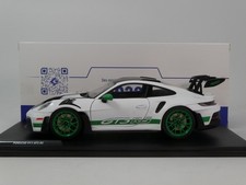 Solido Porsche 911 (992) GT3 RS White Green 2024 1:18 1/18 Diecast