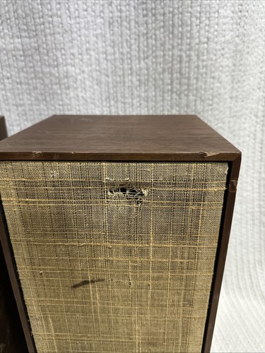 Pair Of Vintage Dynaco A-10 Speakers Classic Bookshelf Wood - Picture 4 of 10
